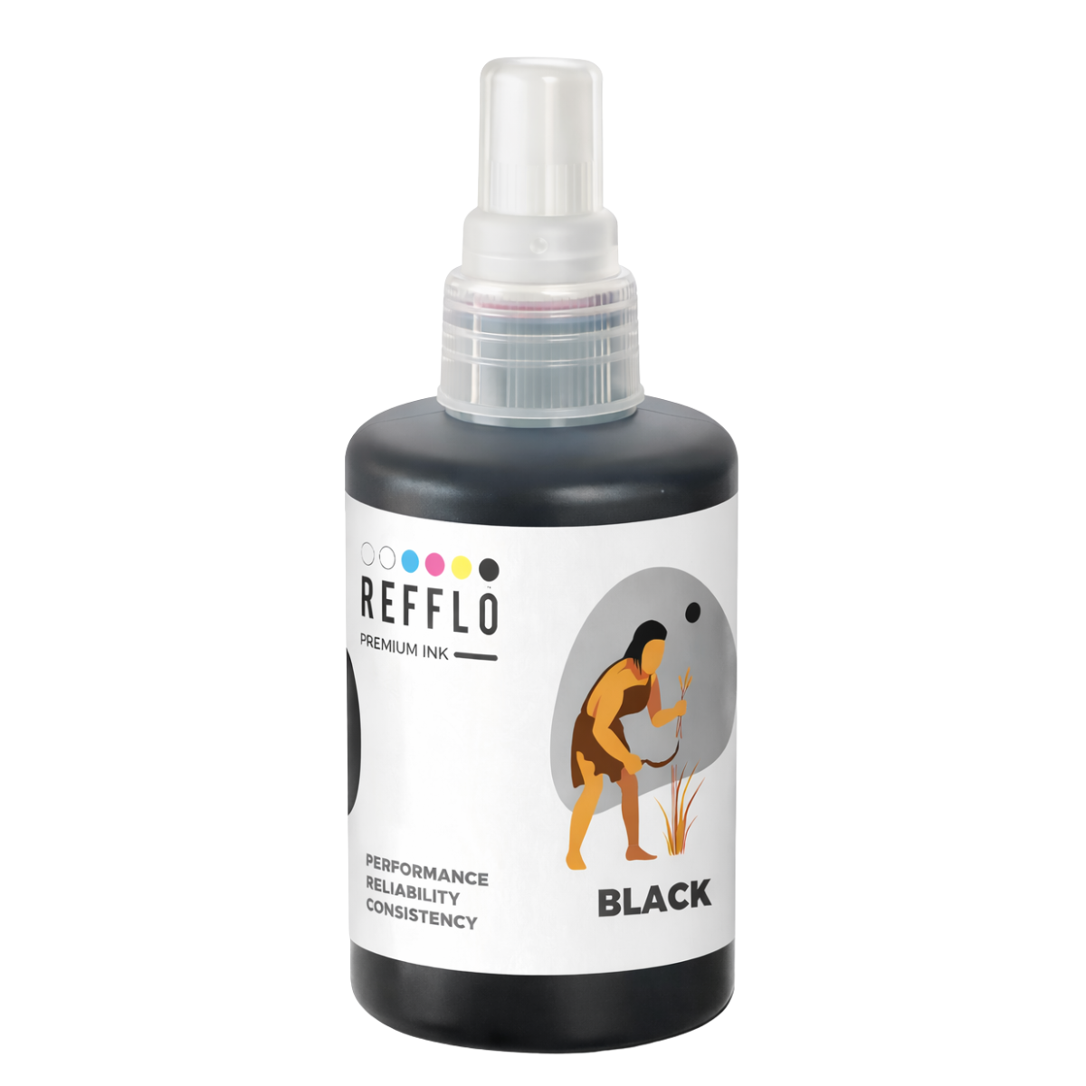 REFFLO 774 Black Premium Compatible Ink for Epson EcoTank M100, M105, M200, M205 printers